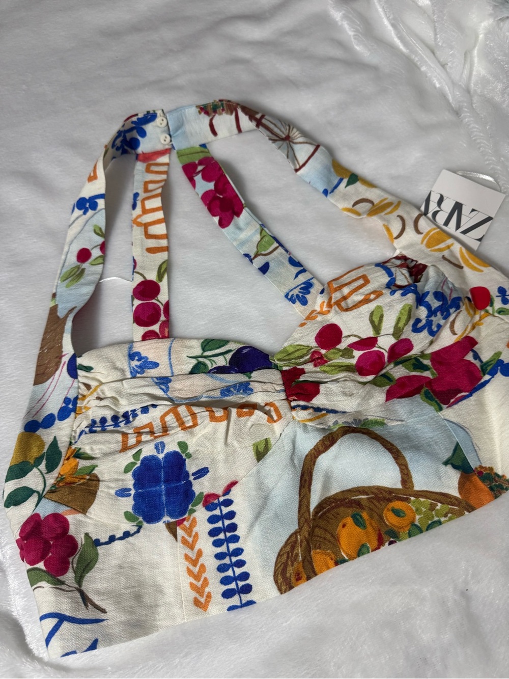 Zara Printed Cape Two-Piece Skirt Set - Picture 13 of 13
